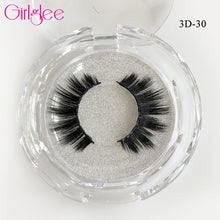 Load image into Gallery viewer, Natural Mink Eyelashes 3D Mink Lashes Long Thick False Lashes Dramatic Volume Eyelash Extension Girlglee Hand Made Makeup Lashes