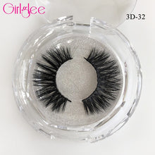 Load image into Gallery viewer, Natural Mink Eyelashes 3D Mink Lashes Long Thick False Lashes Dramatic Volume Eyelash Extension Girlglee Hand Made Makeup Lashes