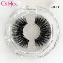 Load image into Gallery viewer, Natural Mink Eyelashes 3D Mink Lashes Long Thick False Lashes Dramatic Volume Eyelash Extension Girlglee Hand Made Makeup Lashes