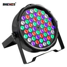 Load image into Gallery viewer, LED Par Light RGBW 54x3W Disco Wash Light Equipment 8 Channels DMX 512 LED Uplights Stage Lighting Effect Light Fast Shipping