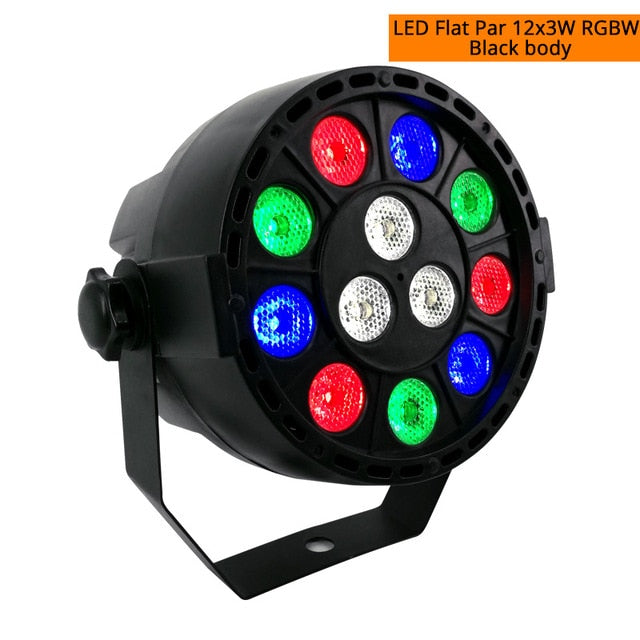 LED Par Light RGBW 54x3W Disco Wash Light Equipment 8 Channels DMX 512 LED Uplights Stage Lighting Effect Light Fast Shipping