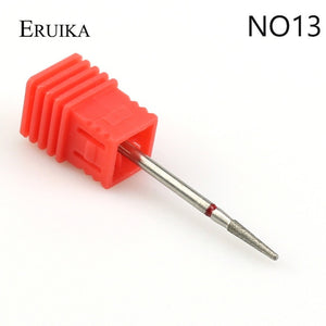 ERUIKA 29 Types Diamond Rotate Nail Drill Bit Electric Milling Burr Cuticle Clean Cutter for Manicure Machine Nail Files Tools