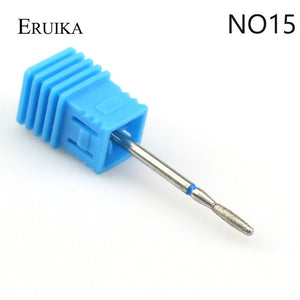 ERUIKA 29 Types Diamond Rotate Nail Drill Bit Electric Milling Burr Cuticle Clean Cutter for Manicure Machine Nail Files Tools