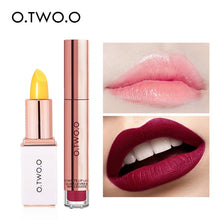 Load image into Gallery viewer, O.TWO.O 2pcs/set Lip Tint + Lip Balm Lipstick Moisturizing Matte Velvet Lips Makeup Lasting Waterproof Lip Gloss Cosmetics Kit