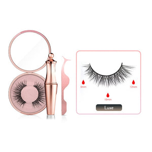 Magnetic False Eyelashes Waterproof Magnetic Eyeliner Handmade Easy to Wear Magnetic Lashes Makeup Lashes kits