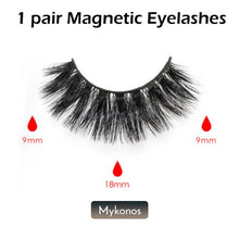 Load image into Gallery viewer, Magnetic False Eyelashes Waterproof Magnetic Eyeliner Handmade Easy to Wear Magnetic Lashes Makeup Lashes kits