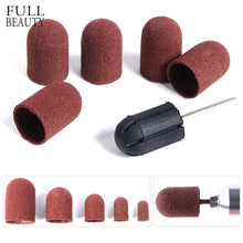 Load image into Gallery viewer, Multi-size Electric Nail Drill Bit Sanding Bands Caps 150 Grip Rubber Mandrel Machine Milling Cutter for Manicure Tools CH721