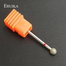Load image into Gallery viewer, ERUIKA 1PC Diamond Nail Drill Bit Ball Burr Electric File Nail Cutter Manicure Drill Bits Nail Clean Tools Drill Accessory