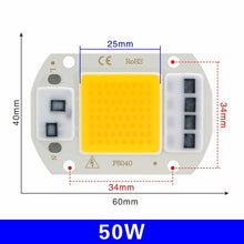 Load image into Gallery viewer, LED COB Chip Lamp 10W 20W 30W 50W 220V Smart IC No Need Driver LED Bulb 3W 5W 7W 9W for Flood Light Spotlight Diy Lighting