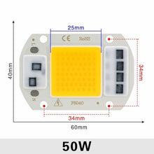 Load image into Gallery viewer, LED COB Chip 10W 20W 30W 50W 220V Smart IC No Need Driver 3W 5W 7W 9W LED Bulb Lamp for Flood Light Spotlight Diy Lighting
