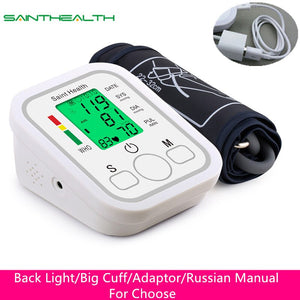 Automatic Digital Arm Blood Pressure Monitor BP Sphygmomanometer Pressure Gauge Meter Tonometer for Measuring Arterial Pressure
