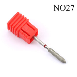 ERUIKA 28 Types Diamond Rotary Nail Drill Electric Milling Cutter Bits Cuticle Clean Burr for Manicure Machine Tools Nail Files