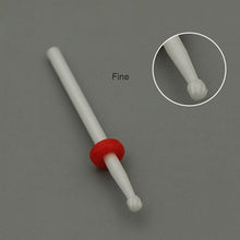 Load image into Gallery viewer, Nail Drill Bits Ceramic 3/32&quot; Medium Nail Art Grinding Stone Head bit Ceramic pedicure for nail gel Polish nails Milling Cutters