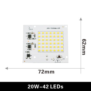 LED Lamp Chip SMD2835 Beads Smart IC 220V Input 10W 20W 30W 50W 100W DIY For Outdoor Floodlight Spotlight Cold White Warm White