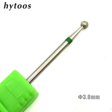 Load image into Gallery viewer, HYTOOS 6 Size Ball Diamond Nail Drill Bit Rotary Burr Cuticle Clean Manicure Cutters Drill Accessories Nail Mills