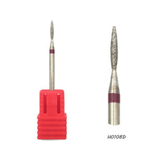 Load image into Gallery viewer, HYTOOS 11 Type Diamond Nail Drill Bit 3/32&quot; Rotary Burr Manicure Cutters Electric Drill Accessories Nail Mills Tool