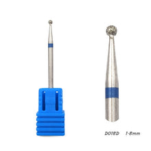 Load image into Gallery viewer, HYTOOS 25 Types Hot Diamond Nail Drill Bit 3/32&quot; Rotary Cuticle Burr Manicure Cutters Drill Accessories Nail Art Tools Mills