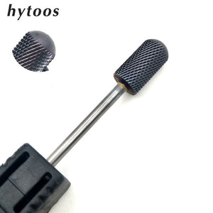 HYTOOS Blue & Rainbow Nail Drill Bit 3/32" Tungsten Carbide Burrs Manicure Bits Drill Accessories Milling Cutter Nail Art Tools