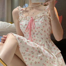 Load image into Gallery viewer, summer Print Floral slip dress Women 2022 Japanese girl style sweet Party Dress Casual Holiday Boho female Vestido