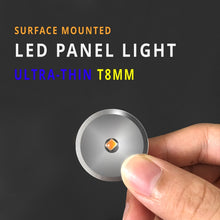 Load image into Gallery viewer, ultrathin led spot light 12V 1W D32xH8mm super mini surface mounted kitchen showcase cabinet panel lamps small DIY spotlights